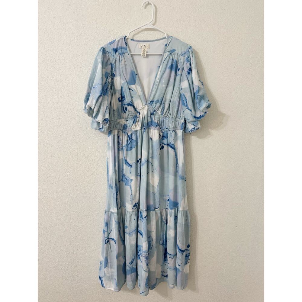 Jessica Simpson Blue Midi Dress XL
